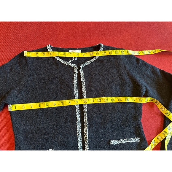 Sioni Essentials Black Boucle Open Sweater Jacket, NWT, S - Picture 13 of 14